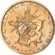 Coin, France, Mathieu, 10 Francs, 1976, Paris, MS(65-70), Nickel-brass, KM:940