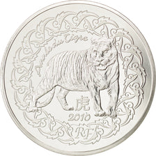 FRANCE, 5 Euro, 2010, Paris, KM #1715, MS(63), Silver, 37, 22.20