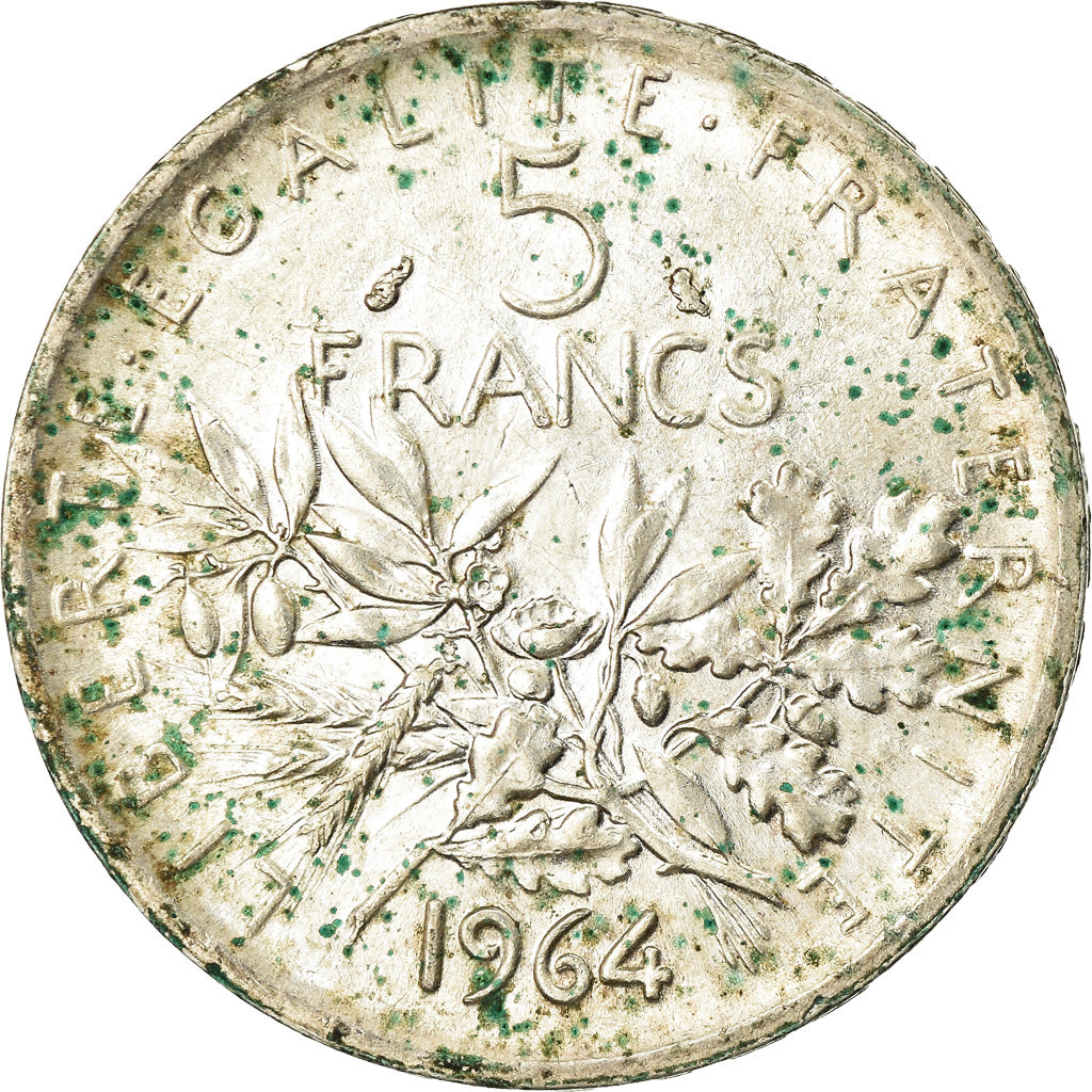 Coin, France, Semeuse, 5 Francs, 1964, Paris, AU(50-53), Silver, KM:926