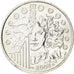 FRANCE, 1/4 Euro, 2003, Paris, KM #1991, MS(63), Silver, 12.97