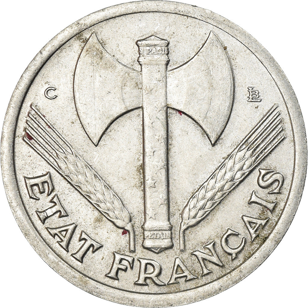 Coin, France, Bazor, Franc, 1944, Castelsarrasin, EF(40-45), Aluminum, KM:902.3