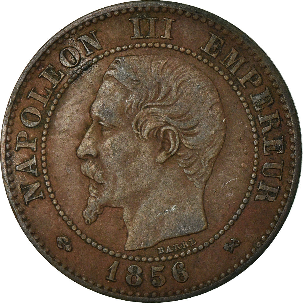 Coin, France, Napoleon III, Napoléon III, 2 Centimes, 1856, Rouen, EF(40-45)