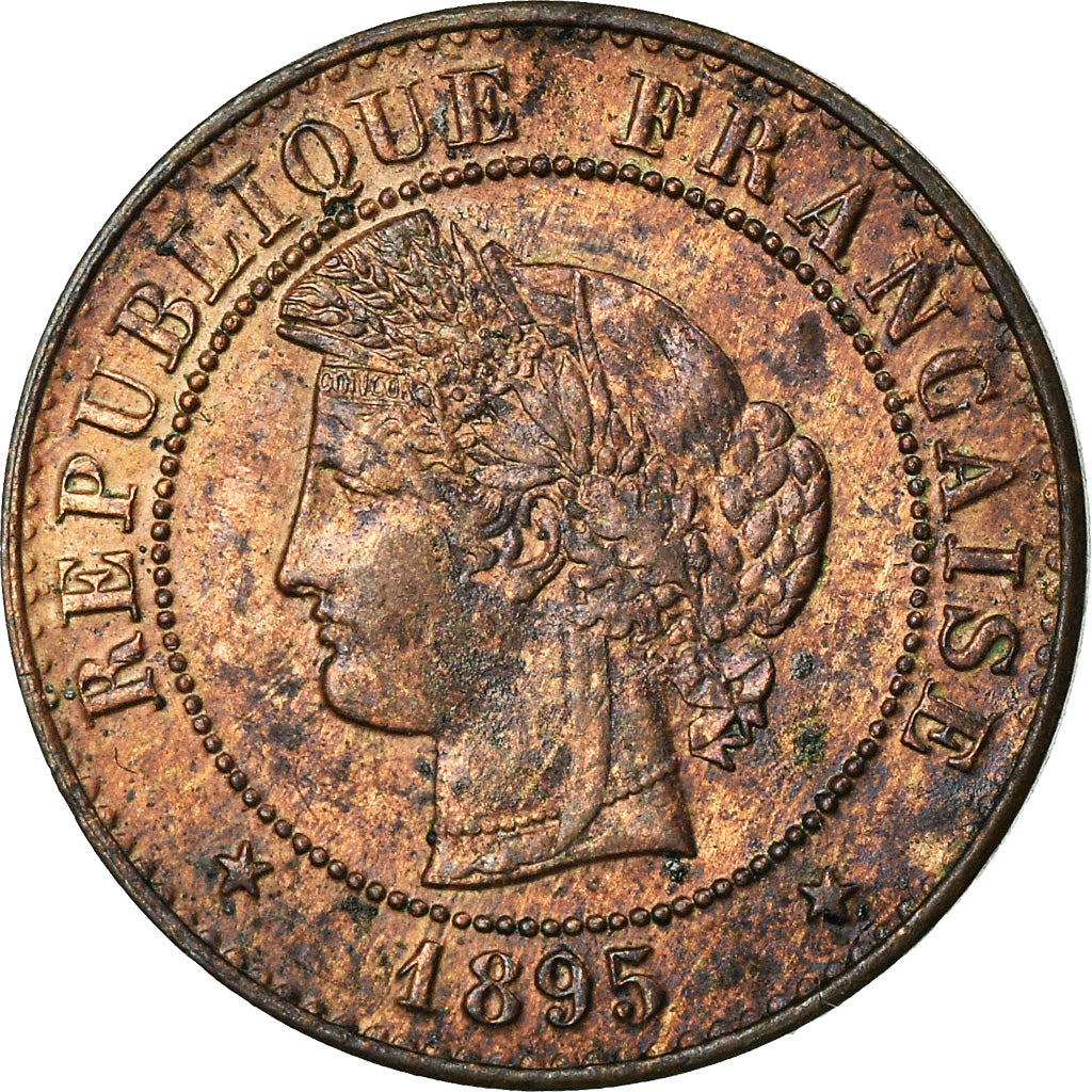 Coin, France, Cérès, Centime, 1895, Paris, AU(55-58), Bronze, KM:826.1