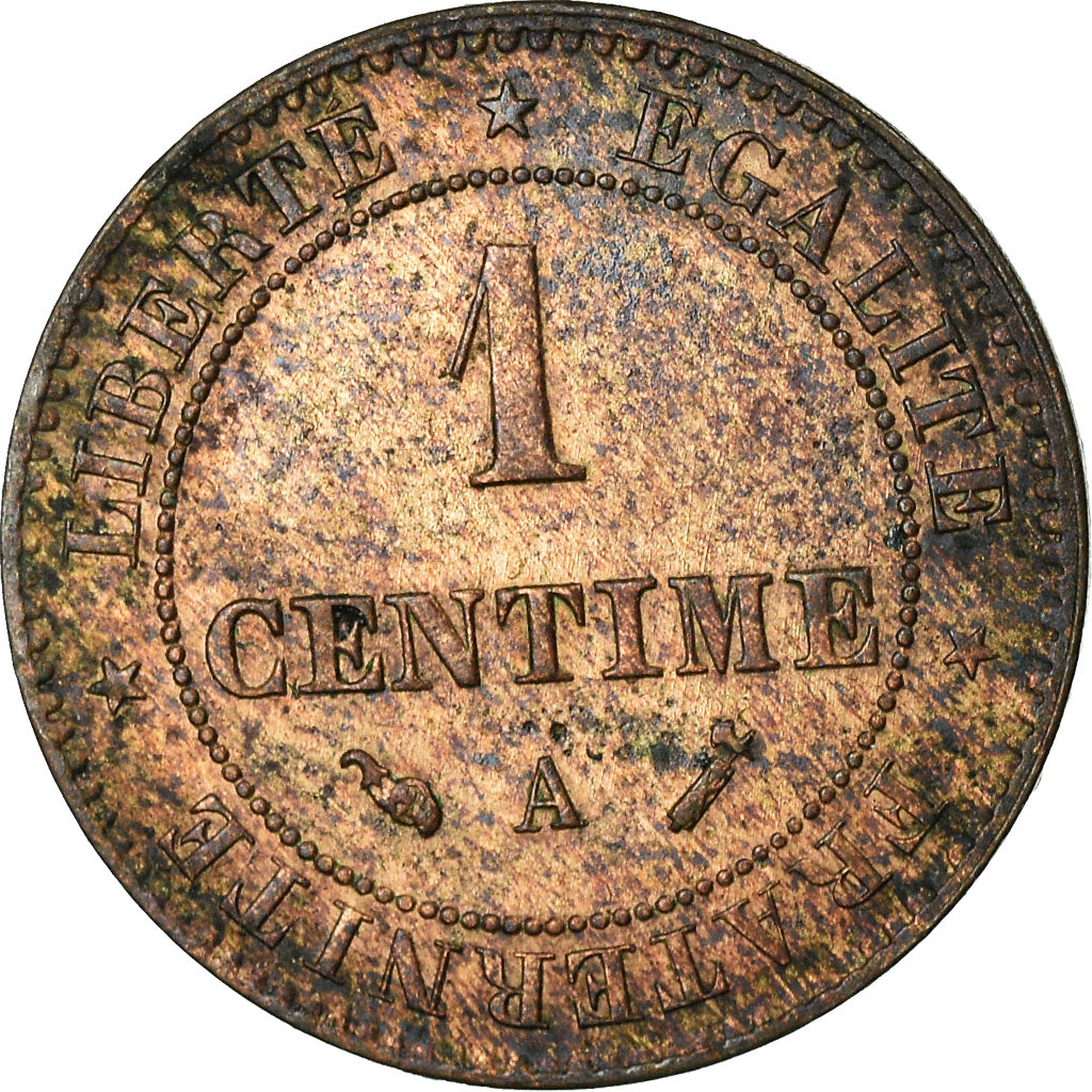 Coin, France, Cérès, Centime, 1895, Paris, AU(55-58), Bronze, KM:826.1