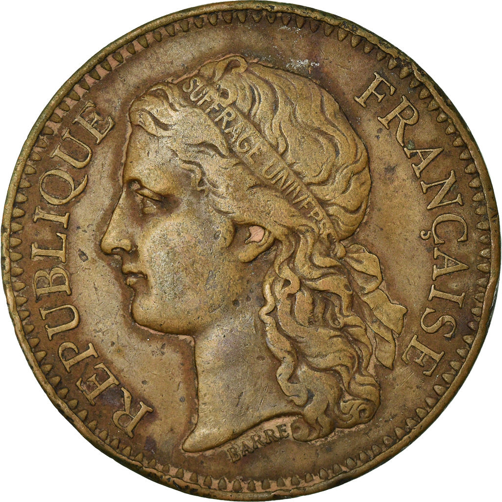 France, Médaille, Exposition universelle de Paris, 1878, Barre, TTB, Cuivre