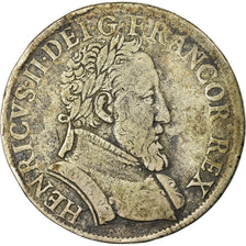 Münze, Frankreich, Henri II, Teston au moulin, 1554, Paris, S, Silber