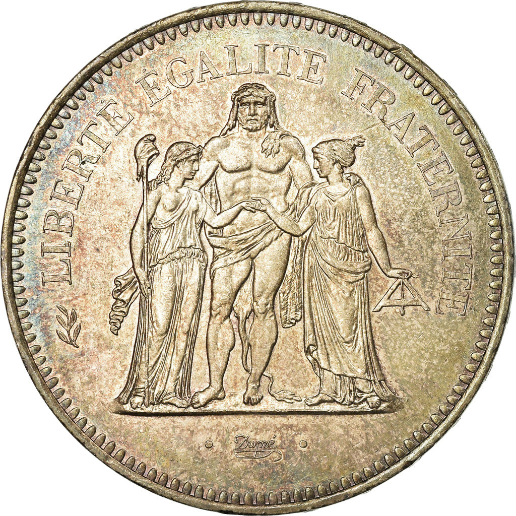 Monnaie, France, Hercule, 50 Francs, 1977, Paris, SUP, Argent, Gadoury:882