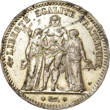 Coin, France, Hercule, 5 Francs, 1874, Paris, EF(40-45), Silver, KM:820.1