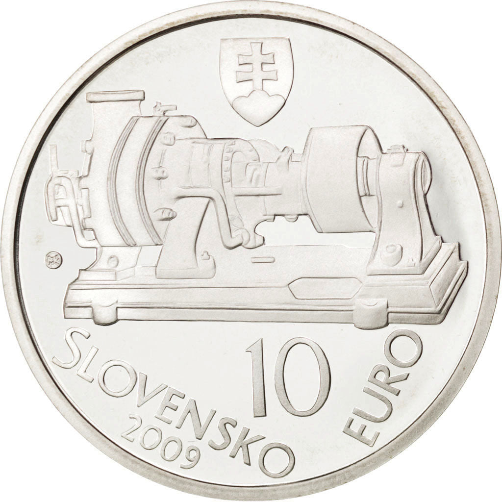 SLOVAKIA, 10 Euro, 2009, Kremnica, KM #108, MS(64), Silver, 34, 18.22
