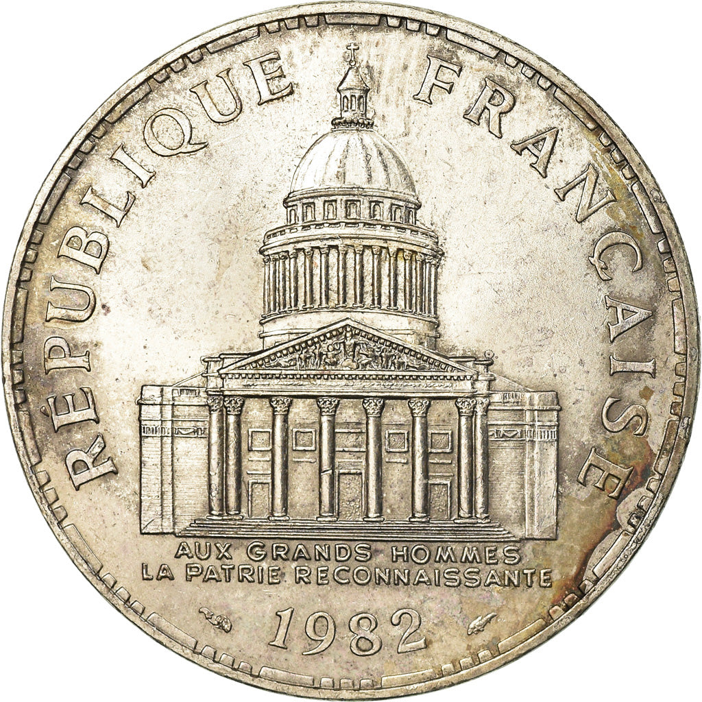 Münze, Frankreich, Panthéon, 100 Francs, 1982, Paris, SS, Silber, KM:951.1