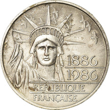 Münze, Frankreich, Statue de la Liberté, 100 Francs, 1986, SS+, Silber