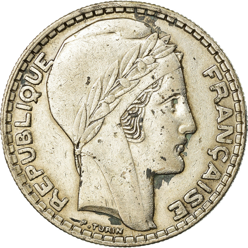 Monnaie, France, Turin, 20 Francs, 1933, Paris, TTB, Argent, Gadoury:852, KM:879