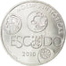 PORTUGAL, 10 Euro, 2010, Lisbon, KM #803, MS(63), Silver, 40, 26.87