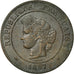Moneta, Francja, Cérès, 5 Centimes, 1897, Paris, EF(40-45), Bronze, KM:821.1
