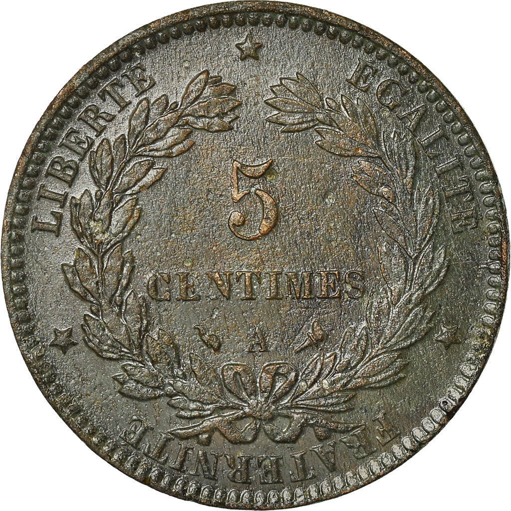 Coin, France, Cérès, 5 Centimes, 1897, Paris, EF(40-45), Bronze, KM:821.1