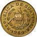 Münze, Guatemala, Centavo, Un, 1969, VZ+, Messing, KM:265