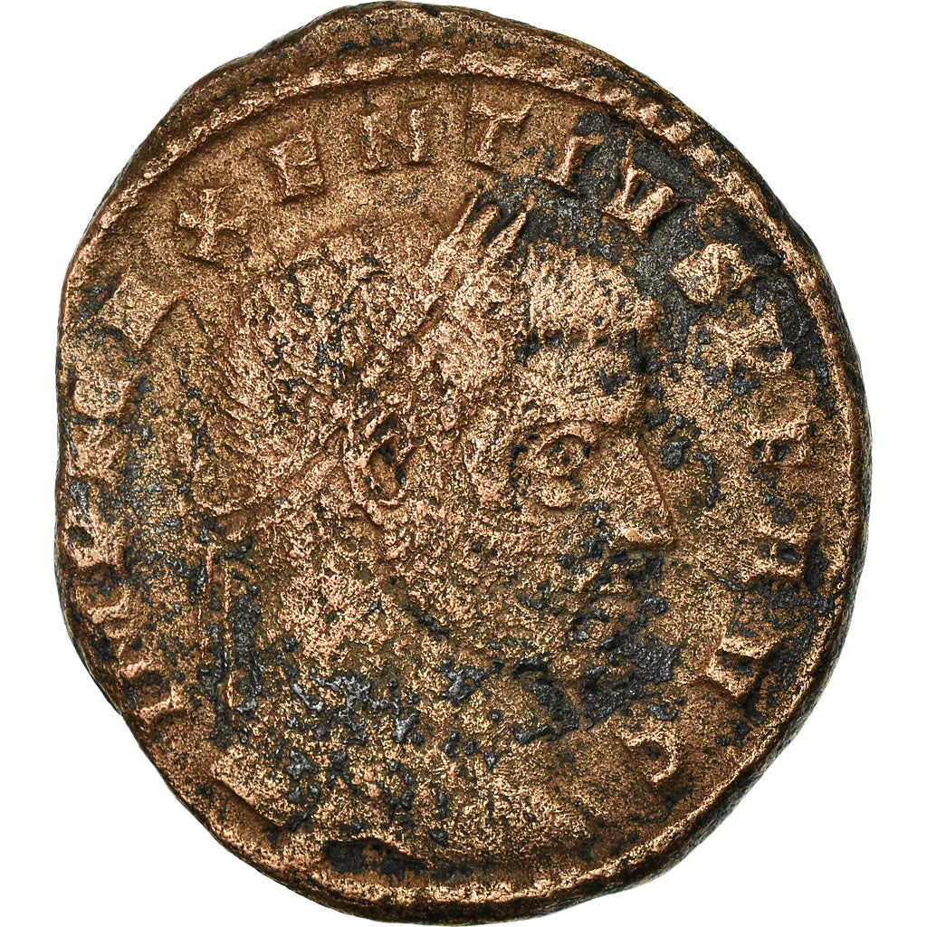 Coin, Maxentius, Follis, 308-309, Ticinum, VF(30-35), Copper, RIC:108