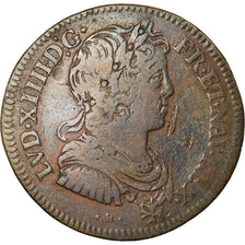 France, Token, Royal, Louis XIV, Conseil du Roi, EF(40-45), Copper
