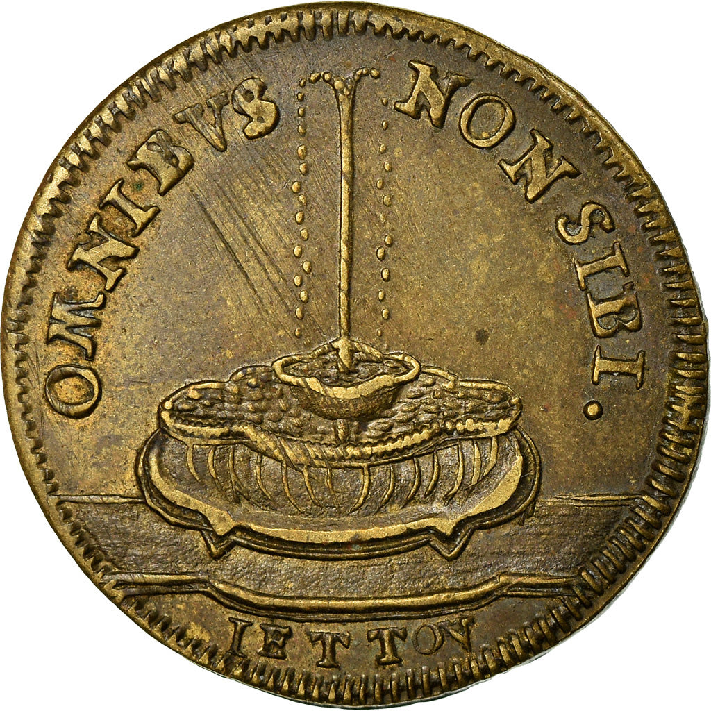 France, Token, Royal, Louis XVI, AU(50-53), Brass, Feuardent:13419