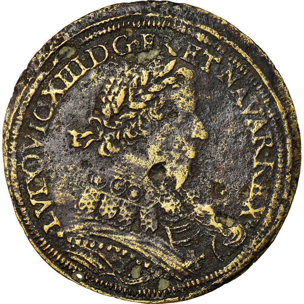 France, Jeton, Louis XIII, Jeton de Nuremberg, TB, Laiton