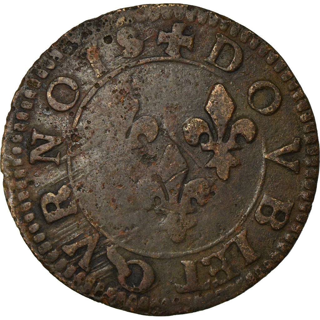 Münze, Frankreich, CHÂTEAU-REGNAULT, François de Bourbon-Conti, Double