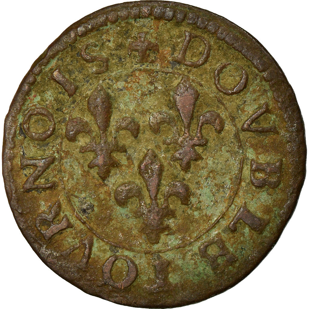 Münze, Frankreich, CHÂTEAU-REGNAULT, François de Bourbon-Conti, Double