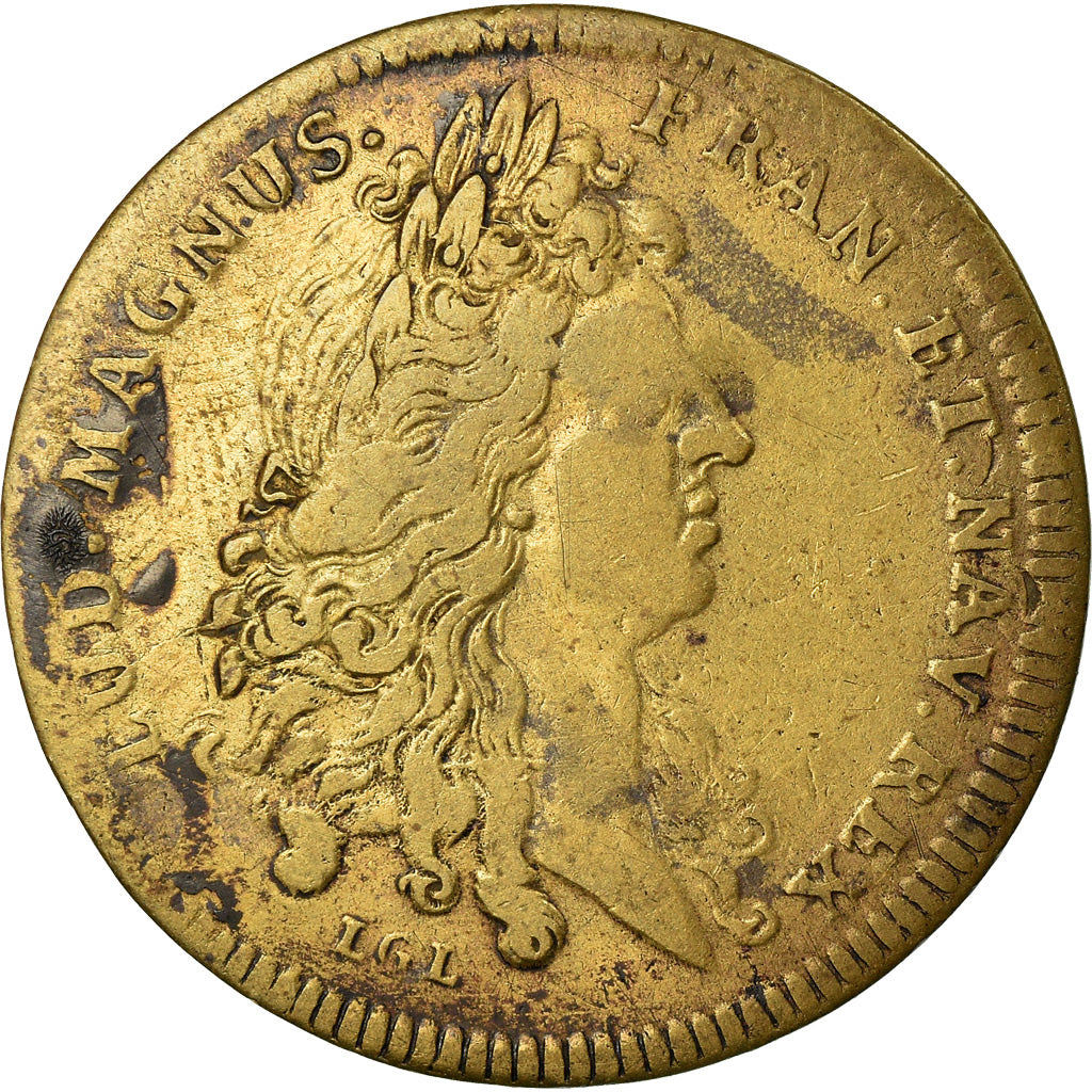 Francia, Token, Louis XIV, États de Languedoc, Nuremberg, MB+, Ottone