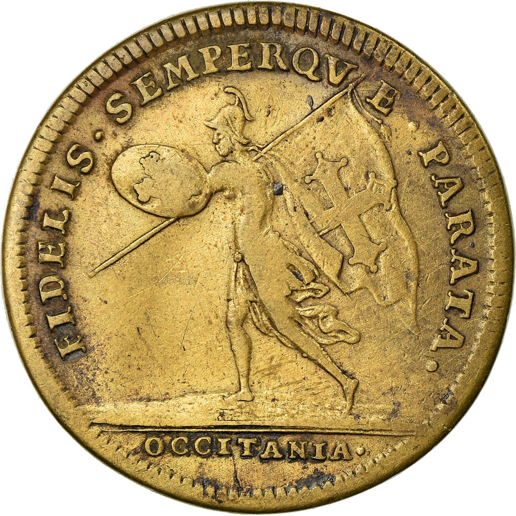 Francia, Token, Louis XIV, États de Languedoc, Nuremberg, MB+, Ottone