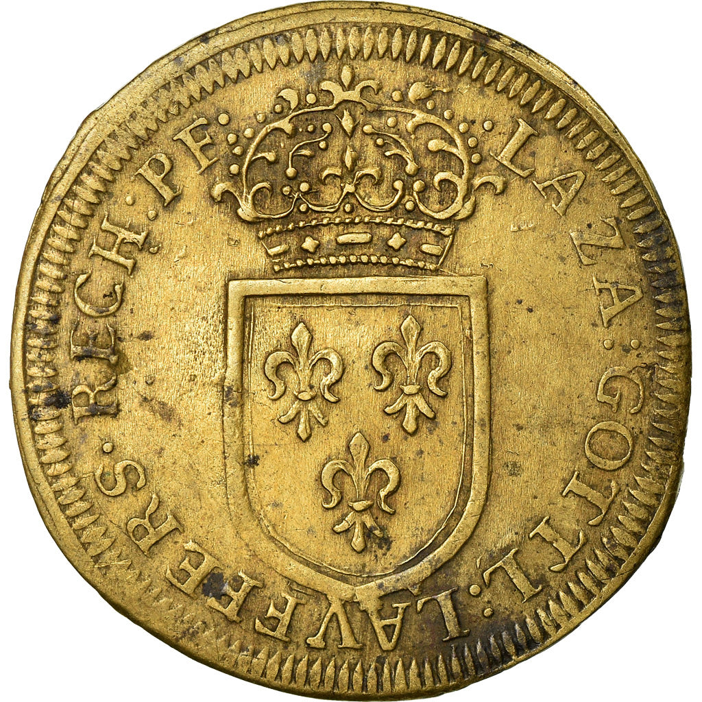 France, Token, Louis XIV, Jeton de Nuremberg, AU(55-58), Brass