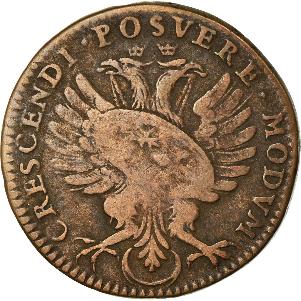 France, Jeton, Louis XIV, Ordinaire des Guerres, TB+, Cuivre