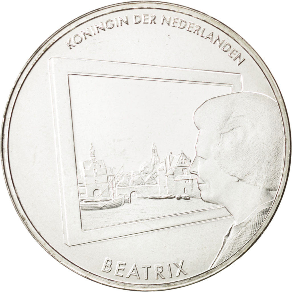 Netherlands, 5 Euro, 2011, AU(55-58), Silver Plated Copper, KM:304a