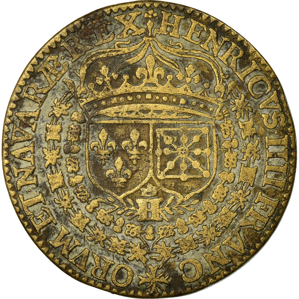 Frankreich, Token, Henri IV, Cour des Monnaies de Paris, 1601, S+, Messing