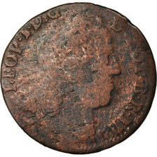 Munten, Frankrijk, LORRAINE, Leopold I, Liard, 1728, Nancy, FR, Koper