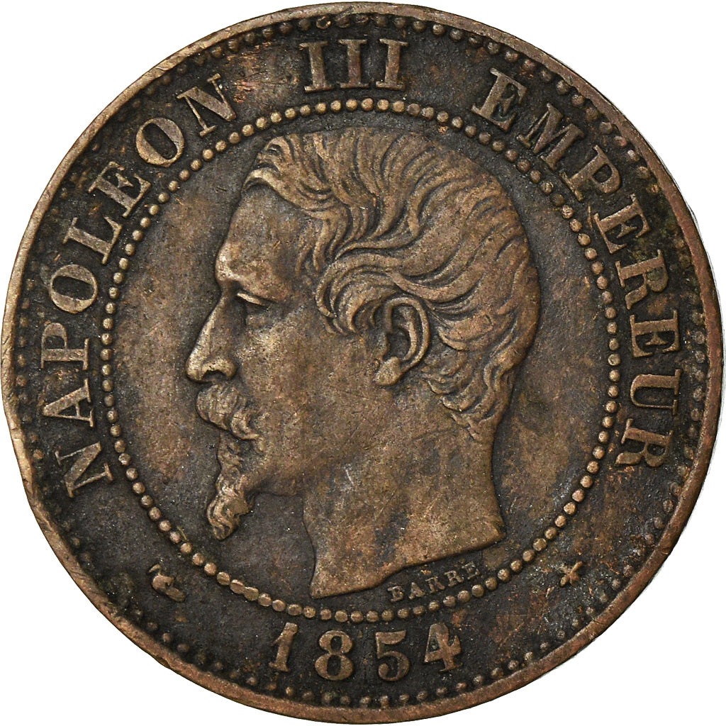 Coin, France, Napoleon III, Napoléon III, 2 Centimes, 1854, Strasbourg