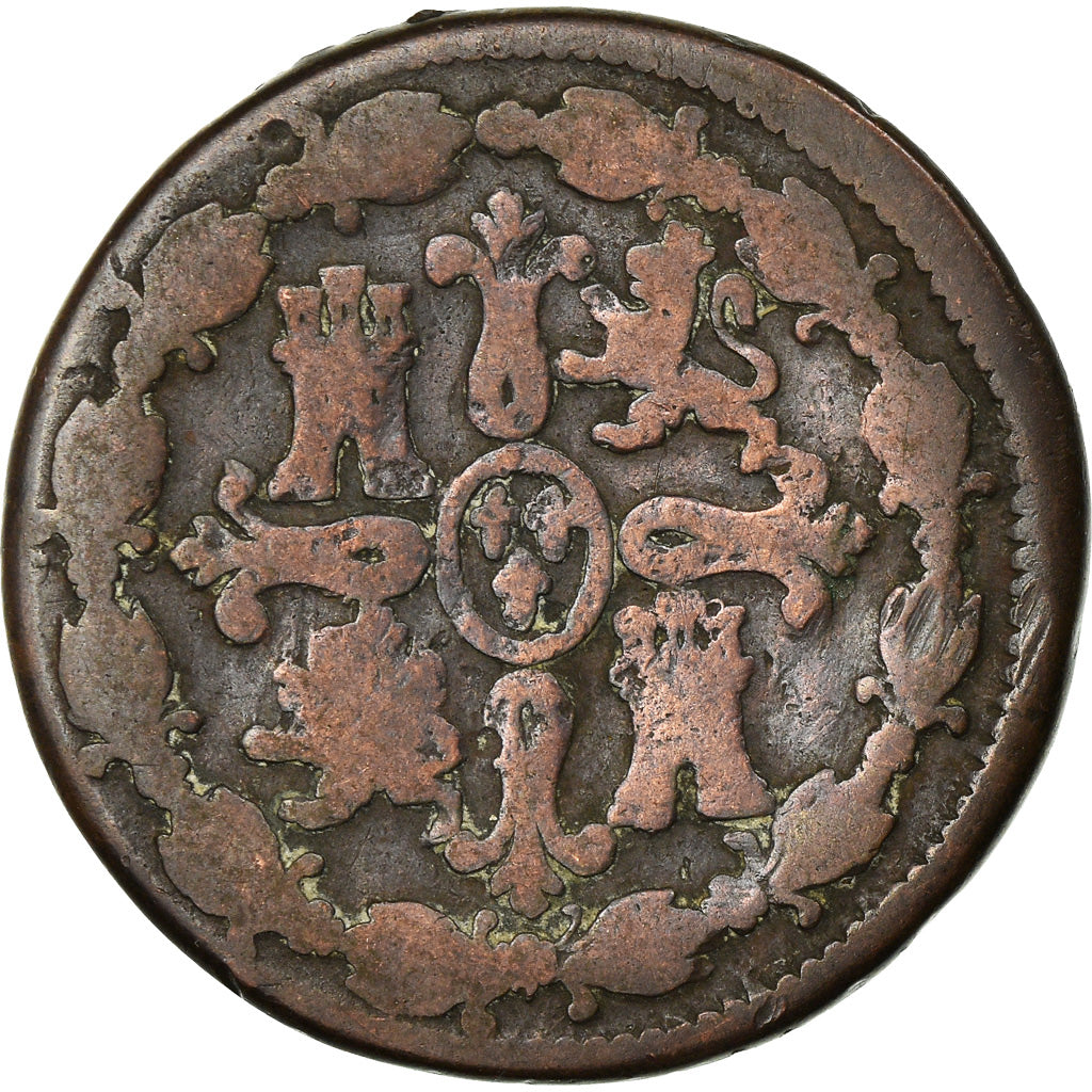 Coin, Spain, Charles IV, 8 Maravedis, 1801, Segovia, F(12-15), Copper, KM:428