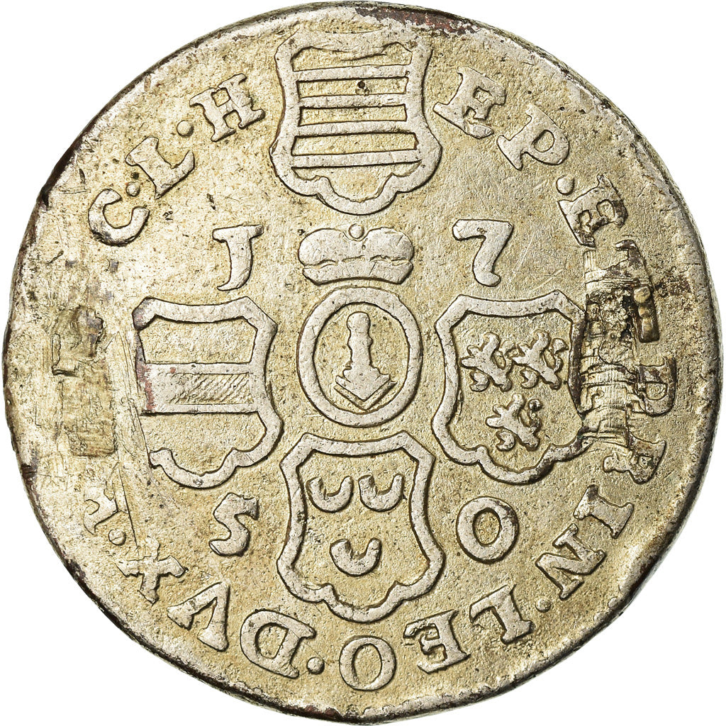 Coin, LIEGE, John Theodore, 2 Liards, 1750, Liege, EF(40-45), Copper, KM:157