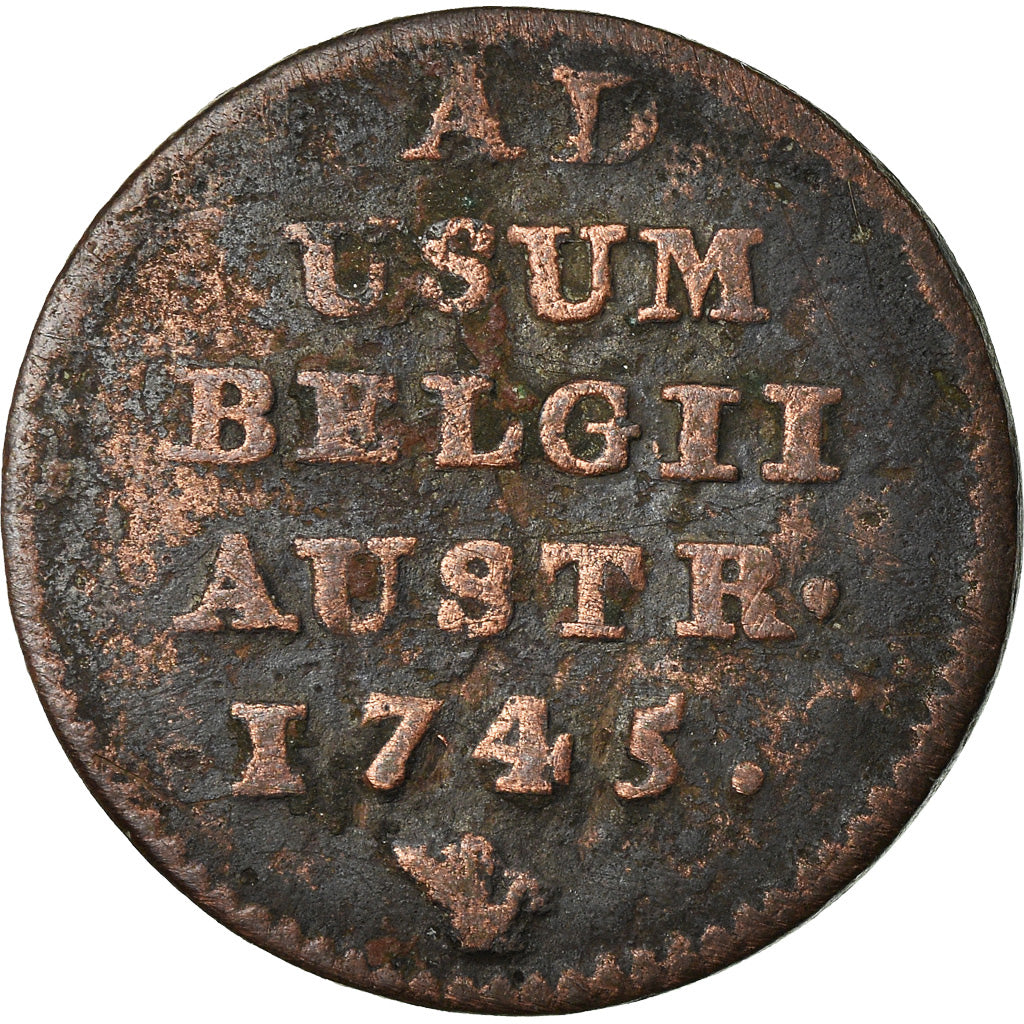 Coin, AUSTRIAN NETHERLANDS, Maria Theresa, Liard, Oord, 1745, Antwerp