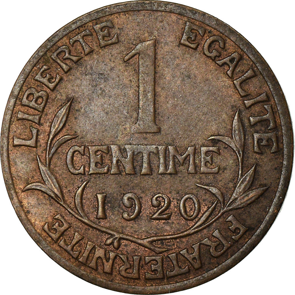 Coin, France, Dupuis, Centime, 1920, Paris, EF(40-45), Bronze, KM:840