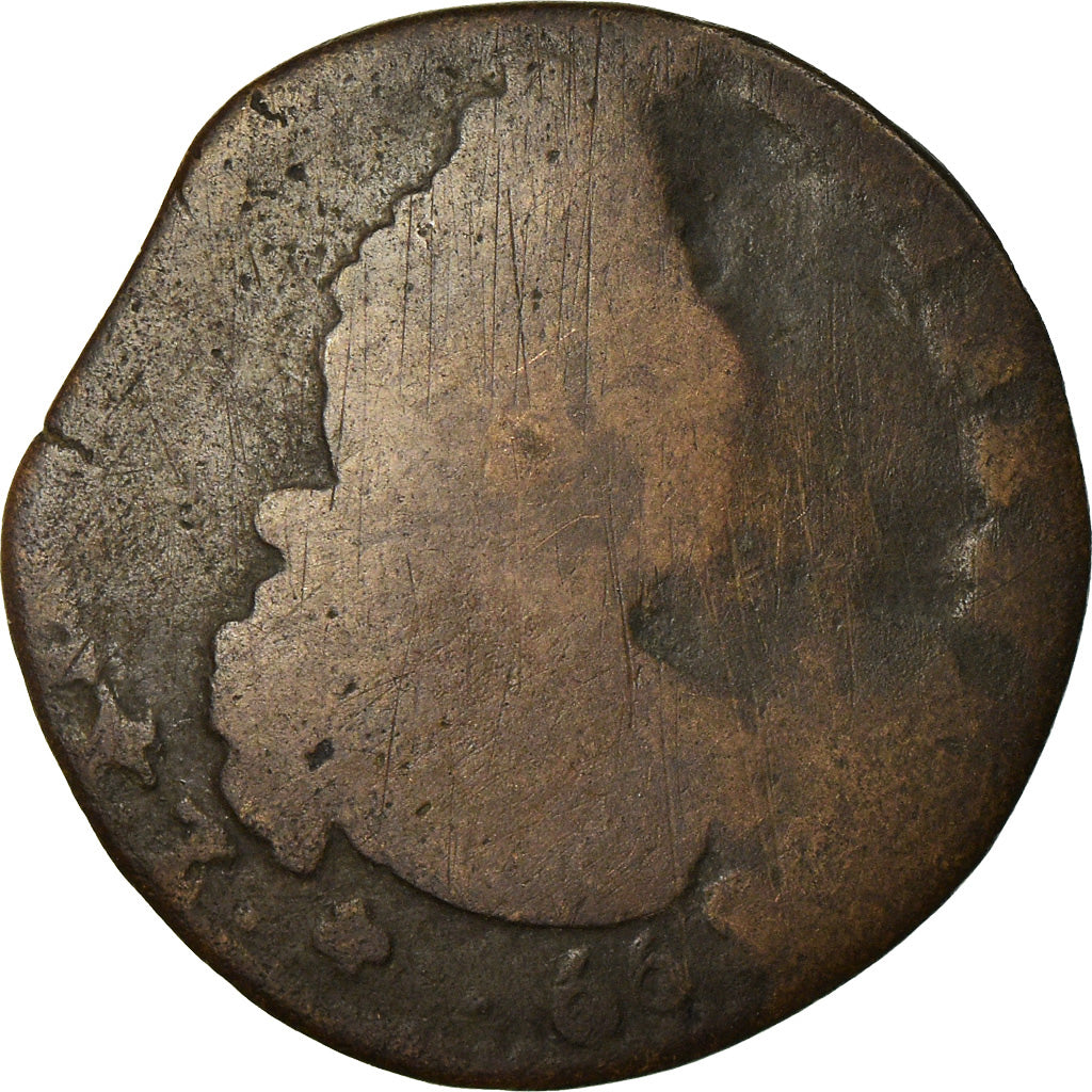 Coin, France, Louis XIV, Liard de France, Uncertain date, Riom, F(12-15)