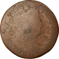 Monnaie, France, Louis XIV, Liard de France, Date incertaine, Rennes, B, Cuivre