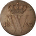 Coin, Netherlands, William I, 1/2 Cent, 1823, Brussels, AU(50-53), Copper, KM:51