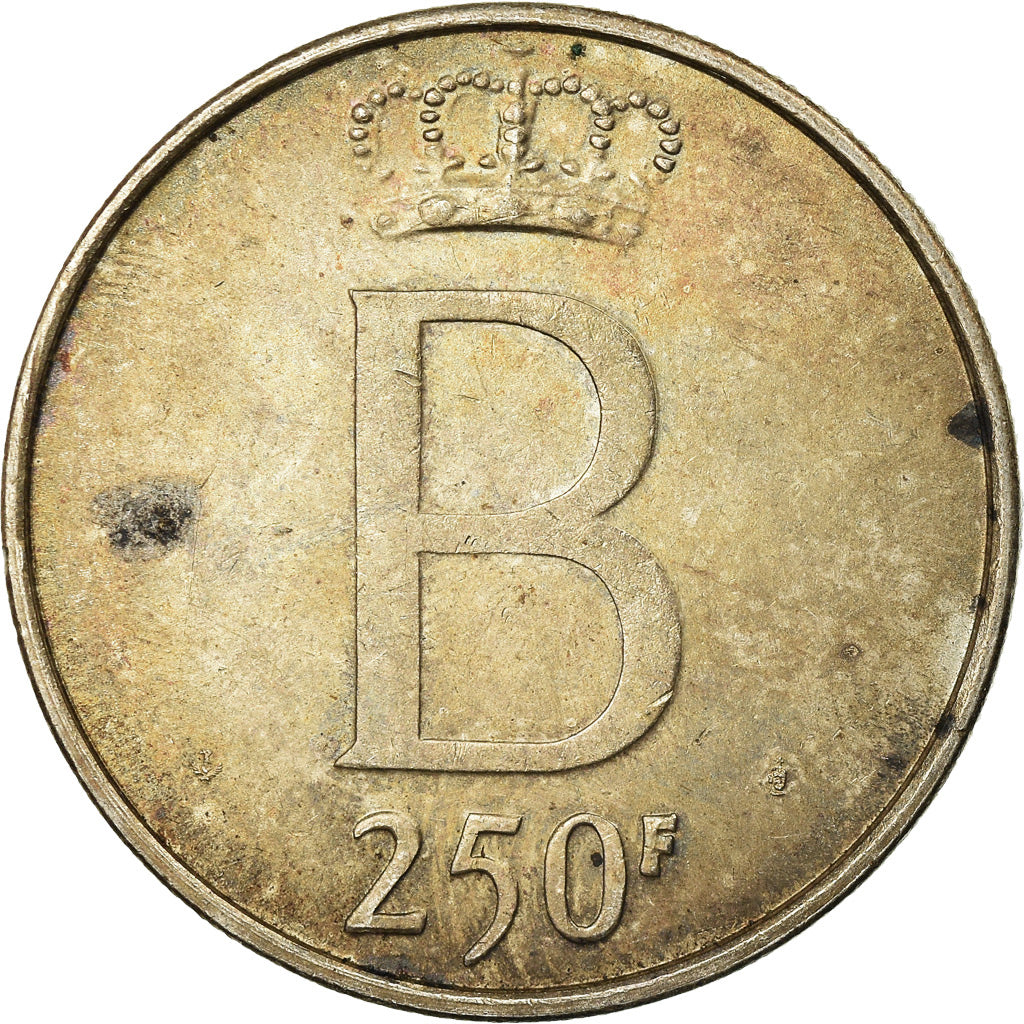 Coin, Belgium, 250 Francs, 250 Frank, 1976, EF(40-45), Silver, KM:157.1