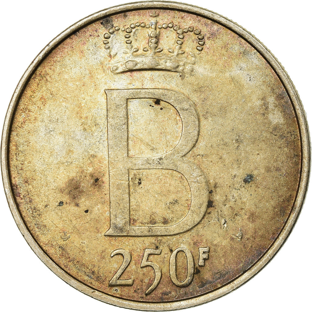 Coin, Belgium, 250 Francs, 250 Frank, 1976, EF(40-45), Silver, KM:157.1