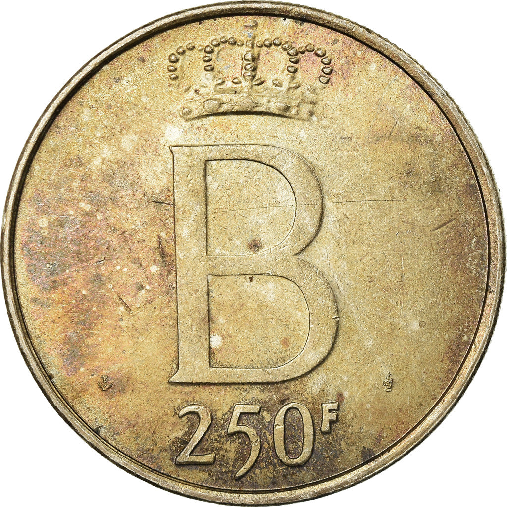 Coin, Belgium, 250 Francs, 250 Frank, 1976, EF(40-45), Silver, KM:157.1