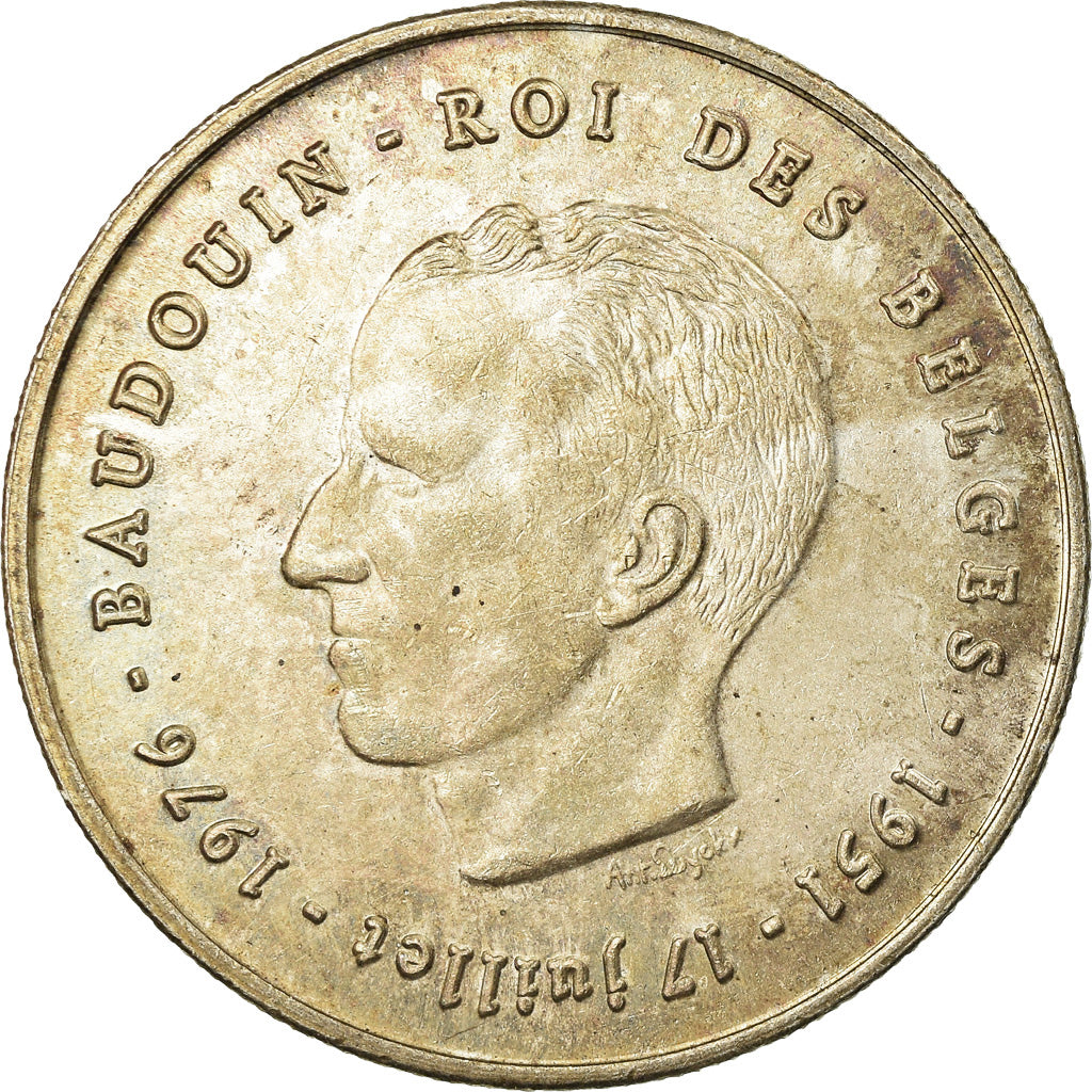 Monnaie, Belgique, 250 Francs, 250 Frank, 1976, TTB, Argent, KM:157.1