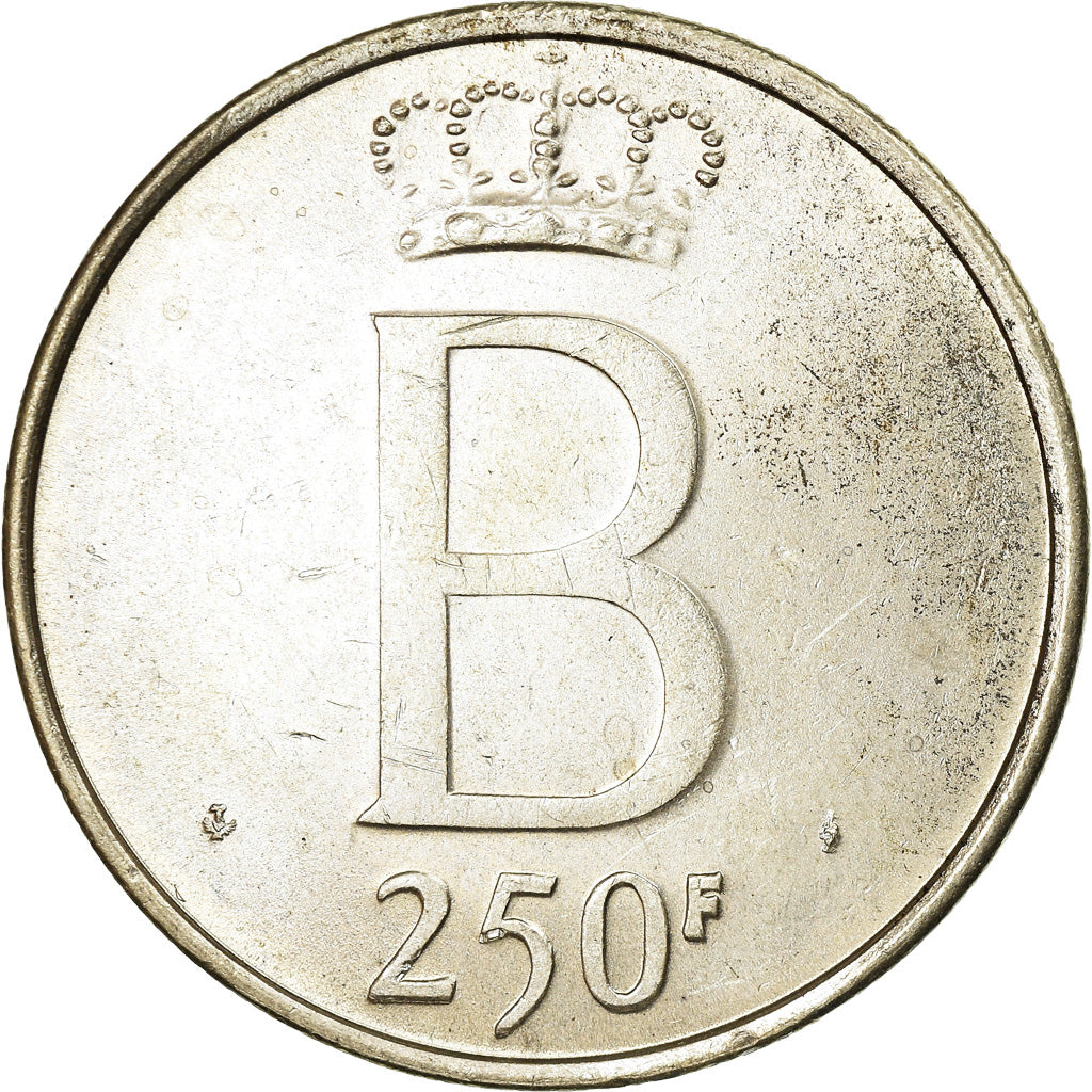 Munten, België, 250 Francs, 250 Frank, 1976, ZF+, Zilver, KM:157.1