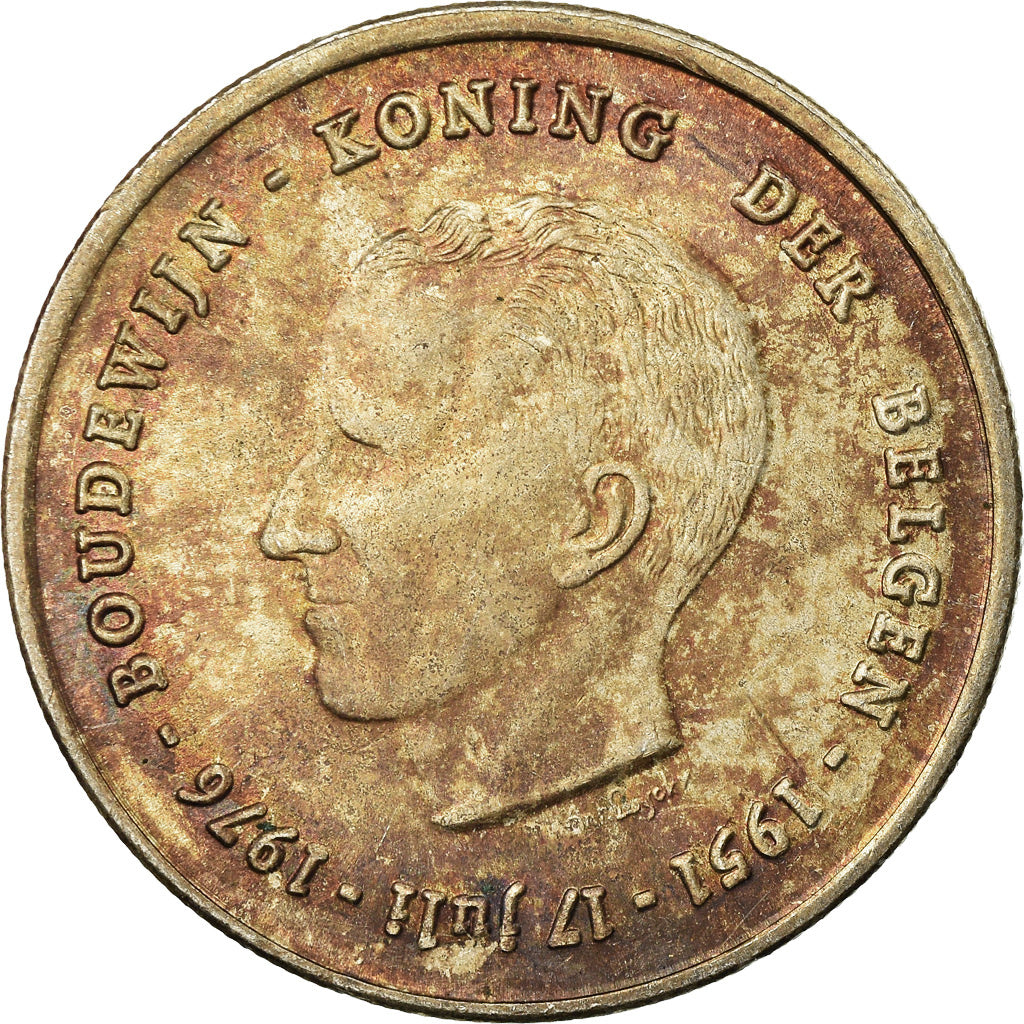 Coin, Belgium, 250 Francs, 250 Frank, 1976, Brussels, EF(40-45), Silver