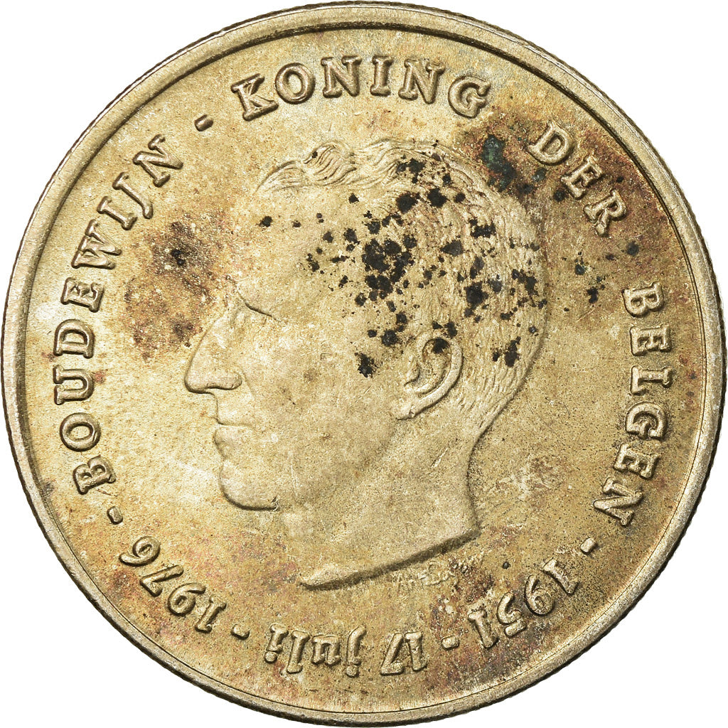 Moneta, Belgio, 250 Francs, 250 Frank, 1976, Brussels, BB, Argento, KM:158.1