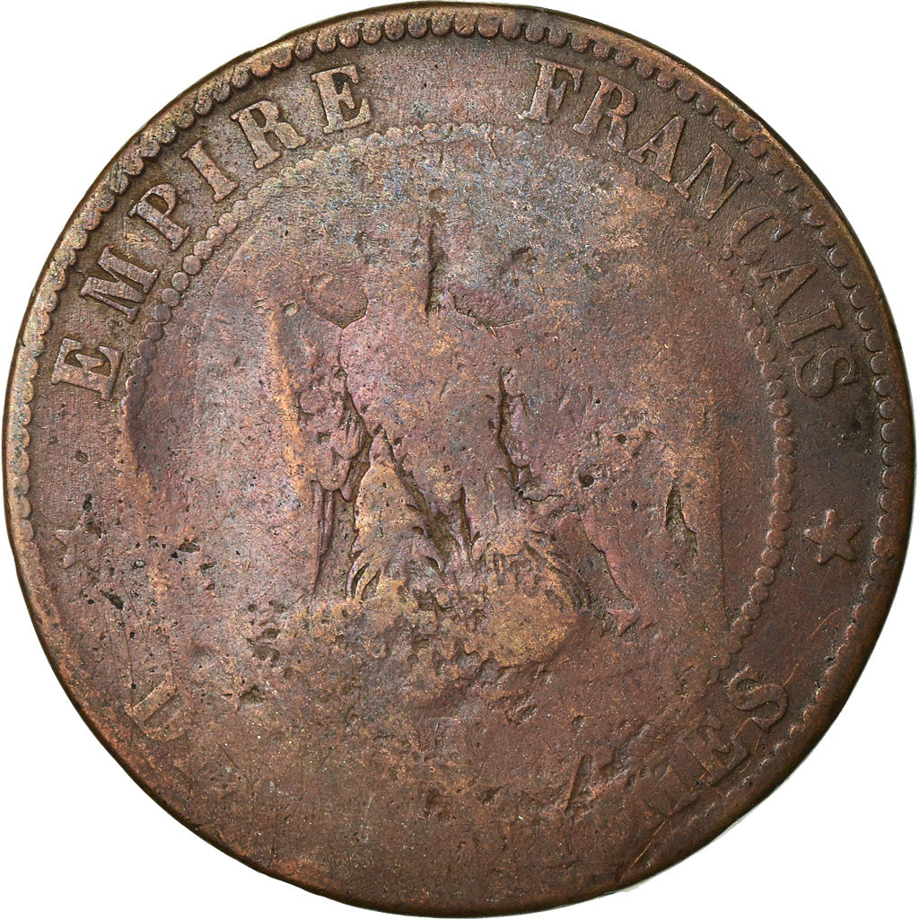 Coin, France, Napoleon III, Napoléon III, 10 Centimes, 1856, Strasbourg