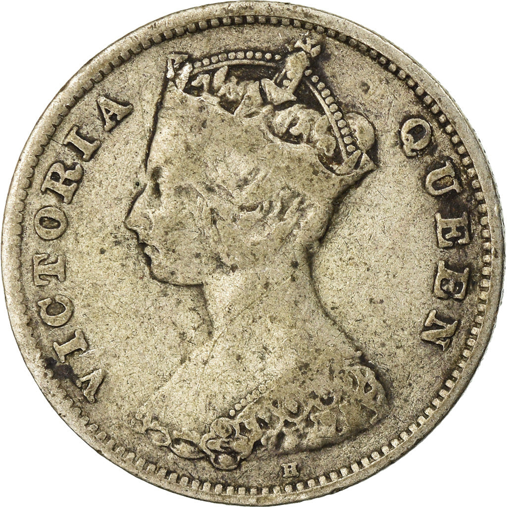 Coin, Hong Kong, Victoria, 10 Cents, 1900, VF(30-35), Silver, KM:6.3